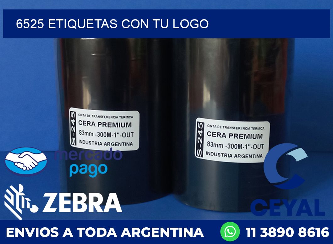 6525 ETIQUETAS CON TU LOGO