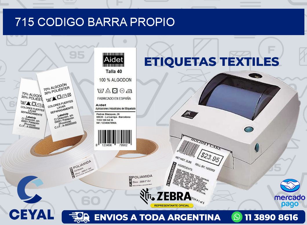715 CODIGO BARRA PROPIO