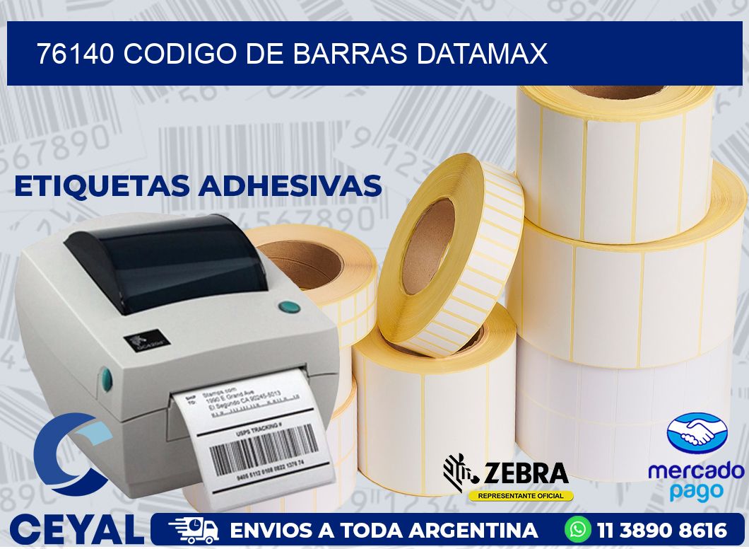 76140 CODIGO DE BARRAS DATAMAX