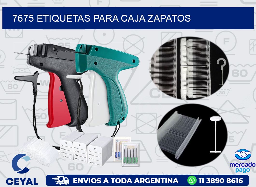 7675 ETIQUETAS PARA CAJA ZAPATOS