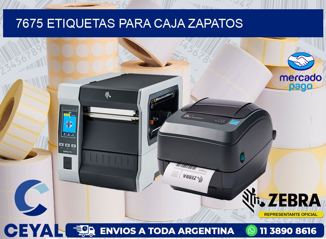 7675 ETIQUETAS PARA CAJA ZAPATOS