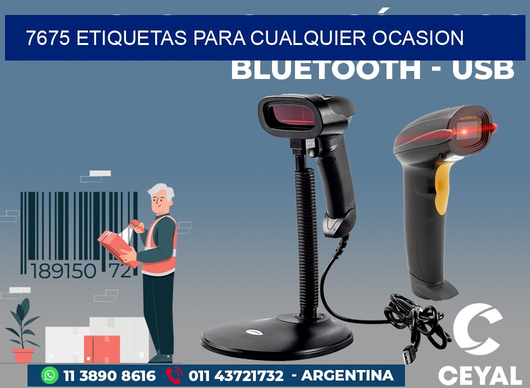 7675 ETIQUETAS PARA CUALQUIER OCASION