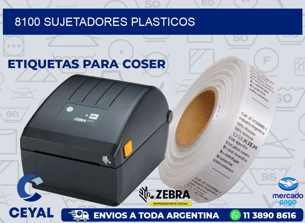 8100 SUJETADORES PLASTICOS