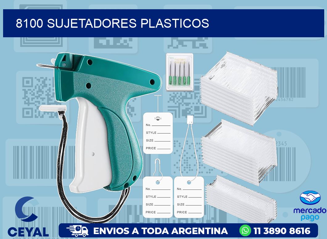 8100 SUJETADORES PLASTICOS
