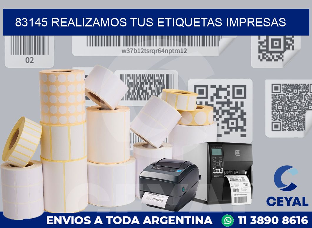 83145 REALIZAMOS TUS ETIQUETAS IMPRESAS