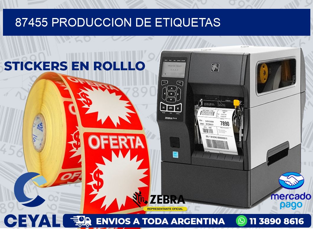 87455 PRODUCCION DE ETIQUETAS
