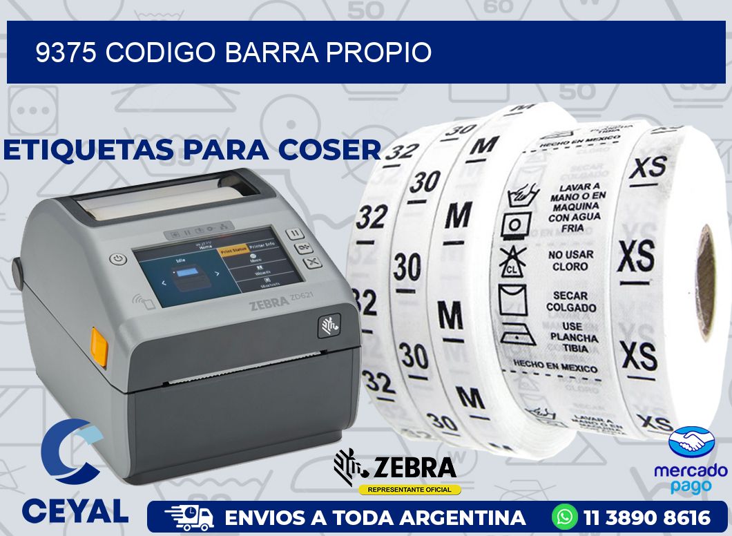 9375 CODIGO BARRA PROPIO