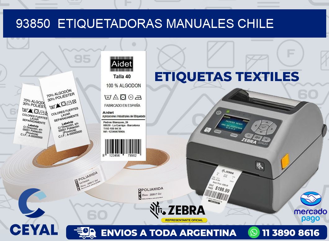 93850  ETIQUETADORAS MANUALES CHILE