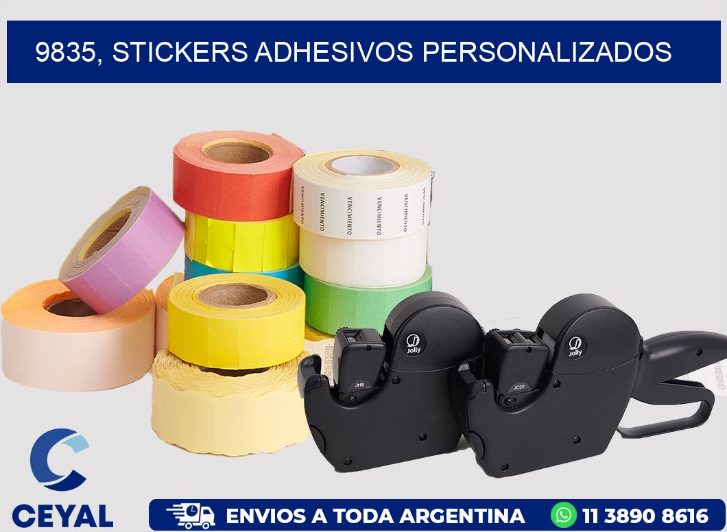 9835, stickers adhesivos personalizados