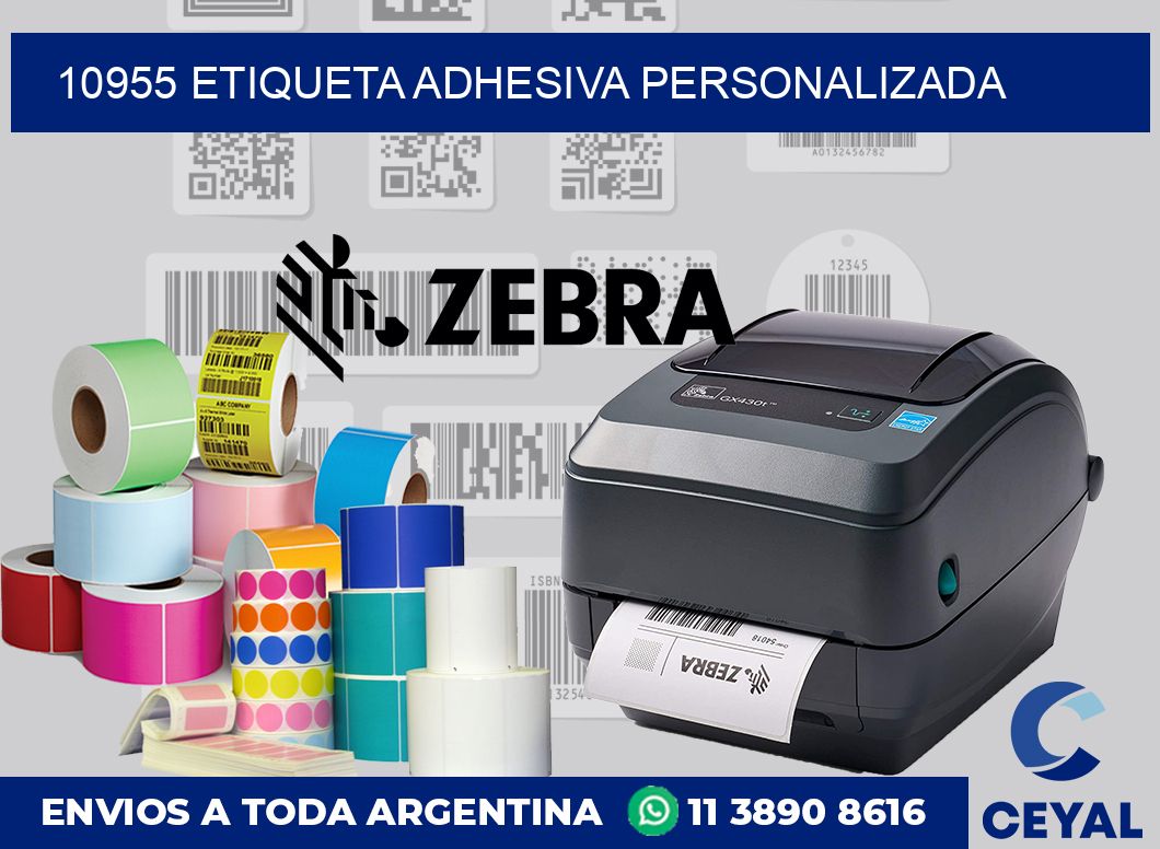 10955 ETIQUETA ADHESIVA PERSONALIZADA