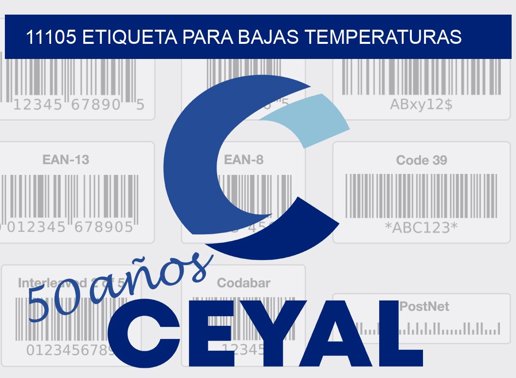 11105 ETIQUETA PARA BAJAS TEMPERATURAS