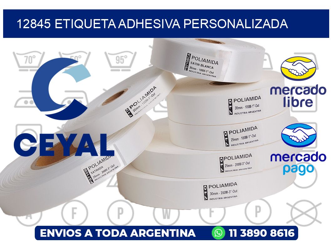 12845 ETIQUETA ADHESIVA PERSONALIZADA