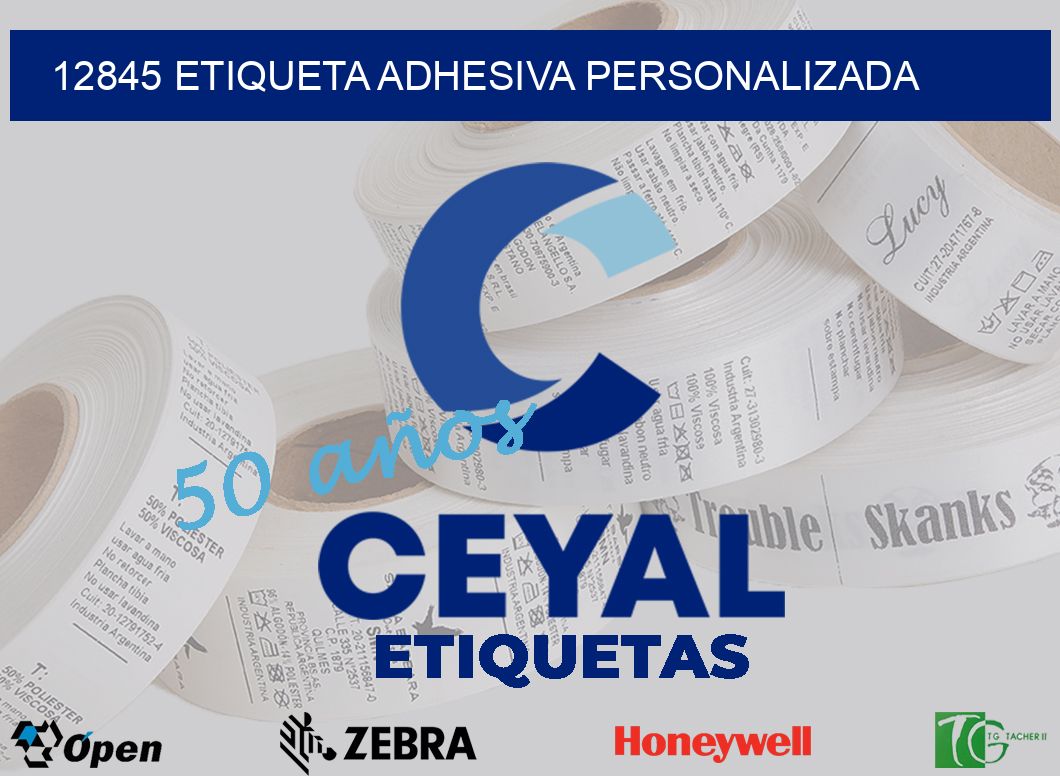 12845 ETIQUETA ADHESIVA PERSONALIZADA