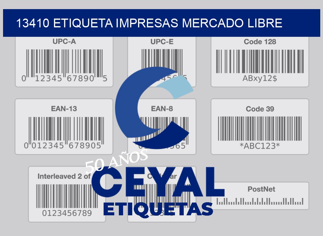 13410 ETIQUETA IMPRESAS MERCADO LIBRE