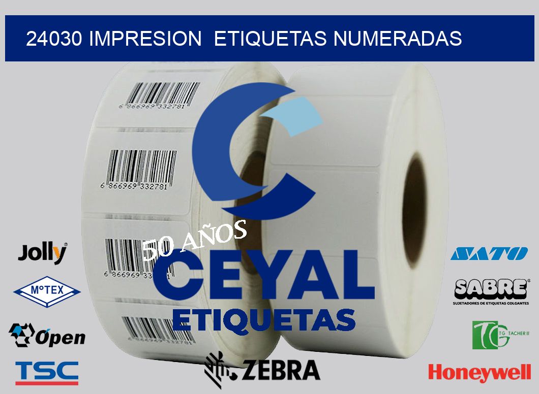 24030 impresion  etiquetas numeradas