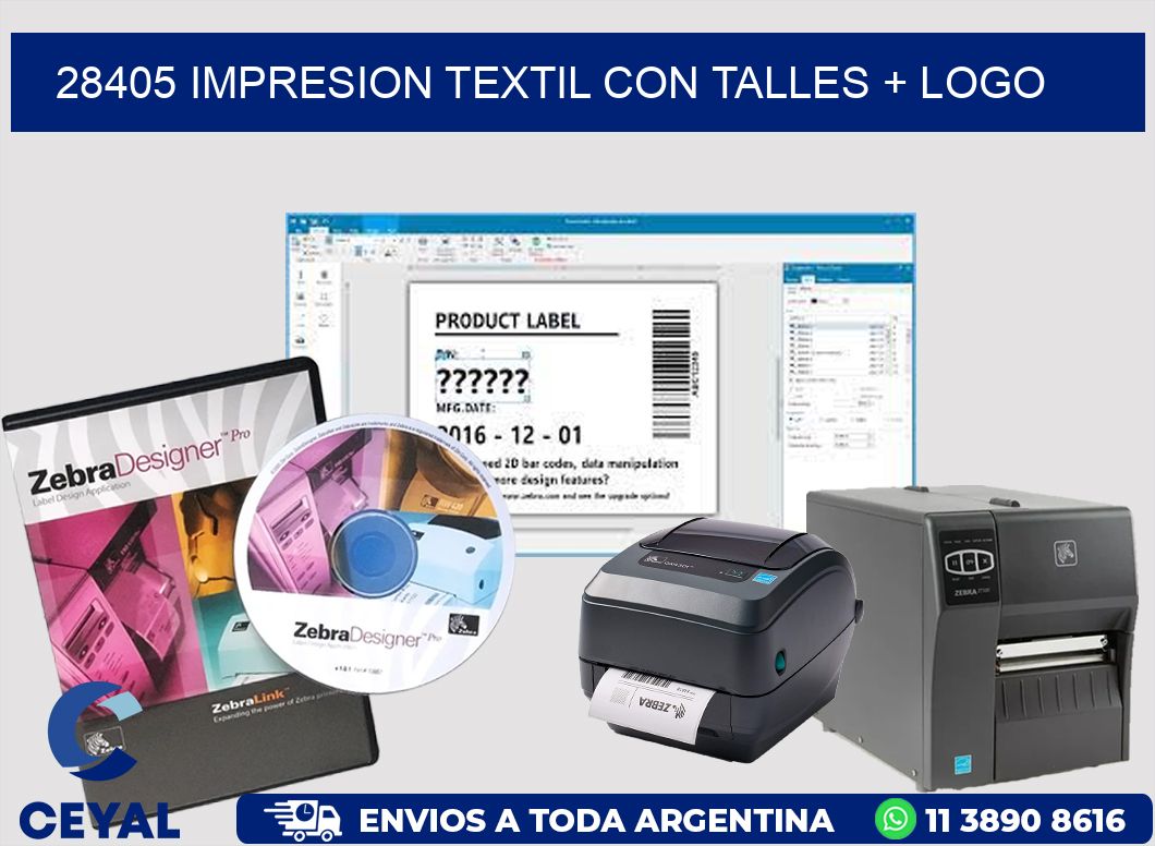 28405 IMPRESION TEXTIL CON TALLES + LOGO