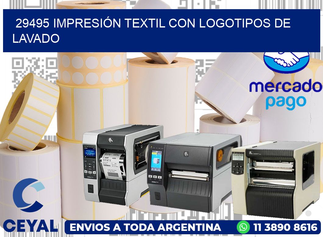 29495 IMPRESIÓN TEXTIL CON LOGOTIPOS DE LAVADO