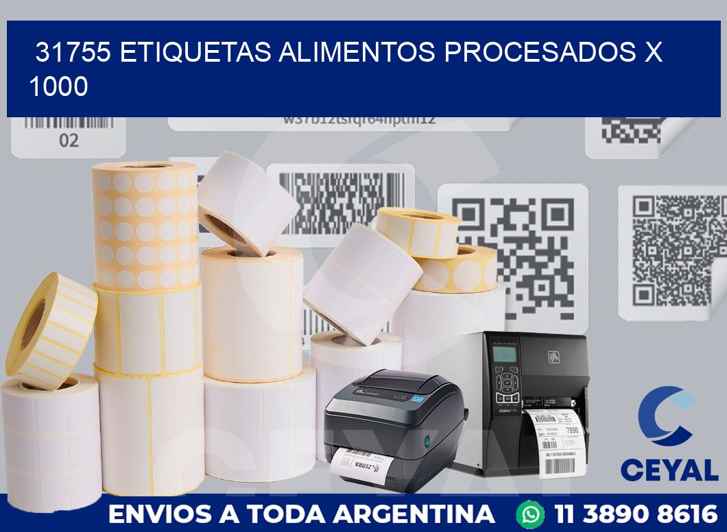 31755 etiquetas alimentos procesados x 1000