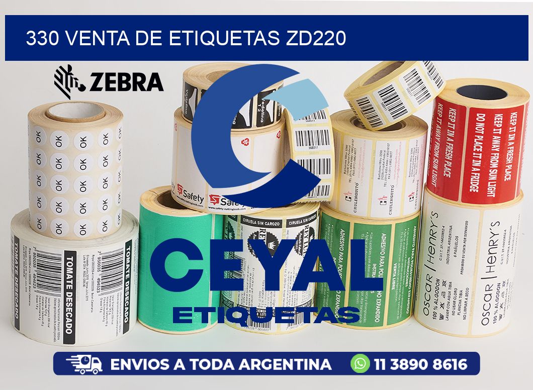 330 VENTA DE ETIQUETAS ZD220