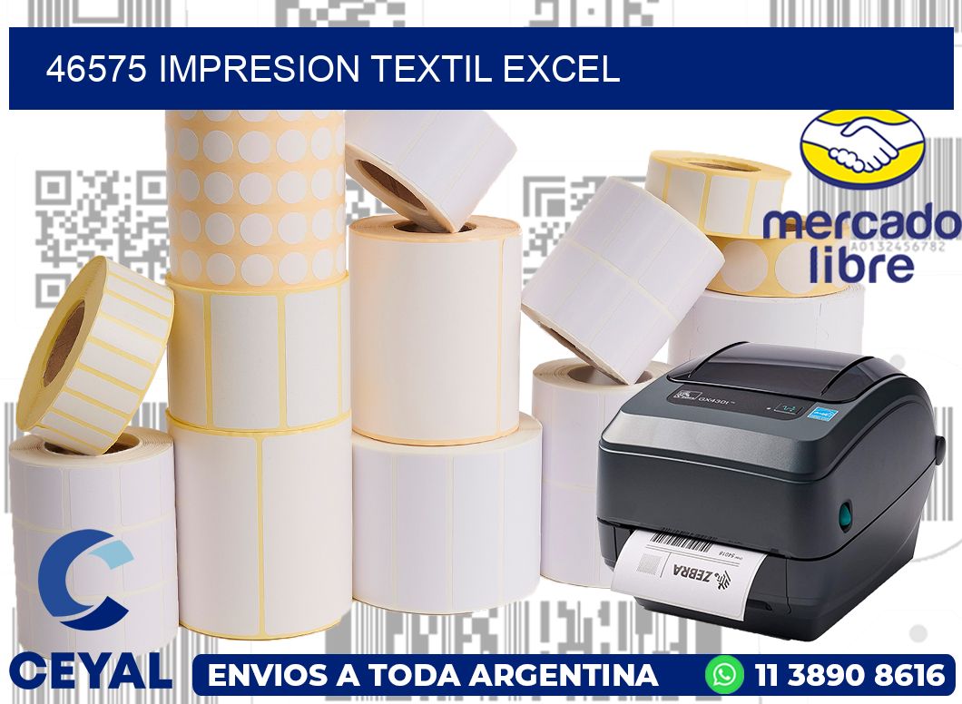 46575 IMPRESION TEXTIL EXCEL