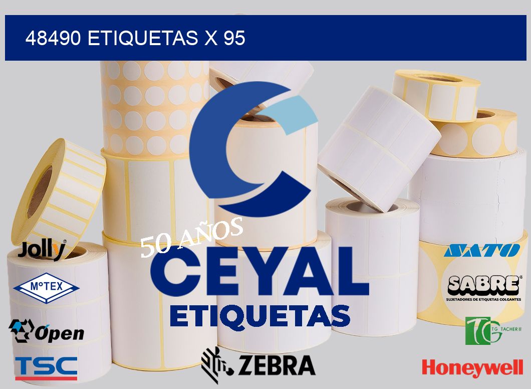 48490 Etiquetas x 95