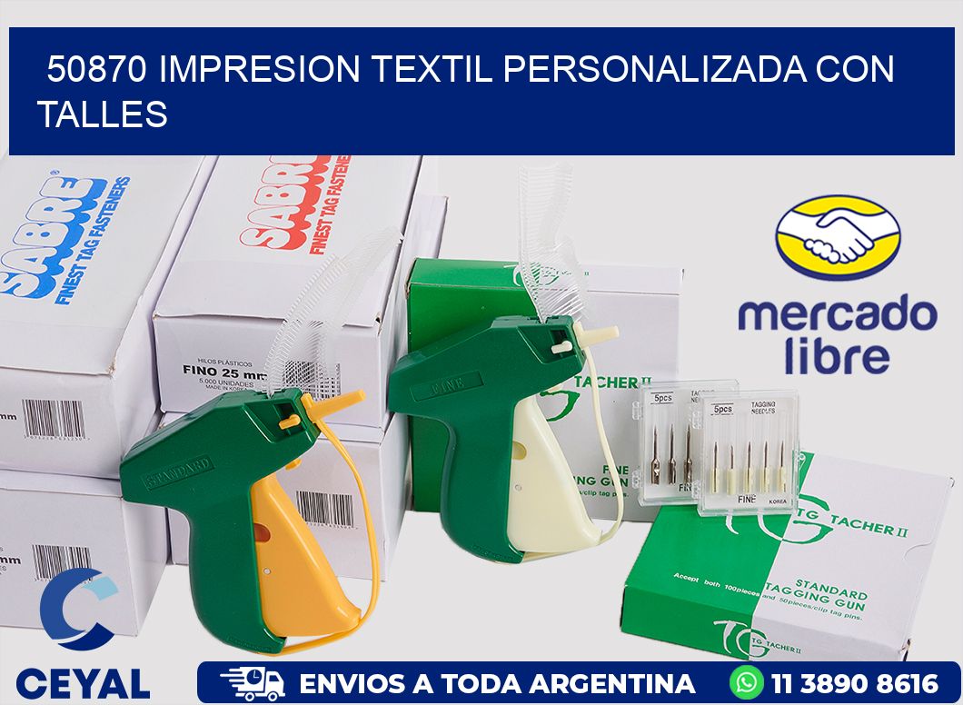 50870 IMPRESION TEXTIL PERSONALIZADA CON TALLES