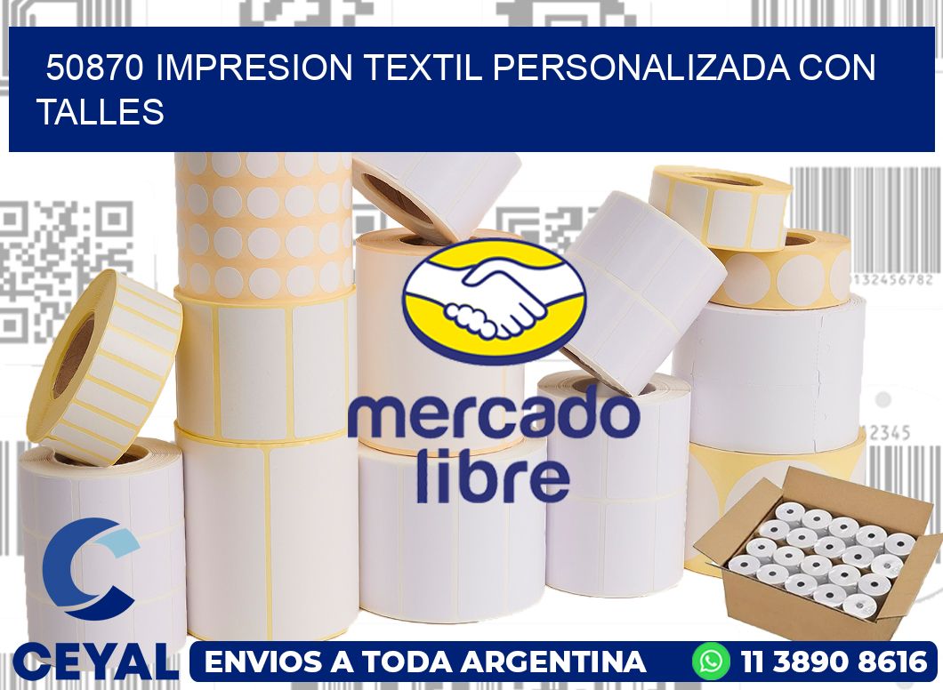 50870 IMPRESION TEXTIL PERSONALIZADA CON TALLES