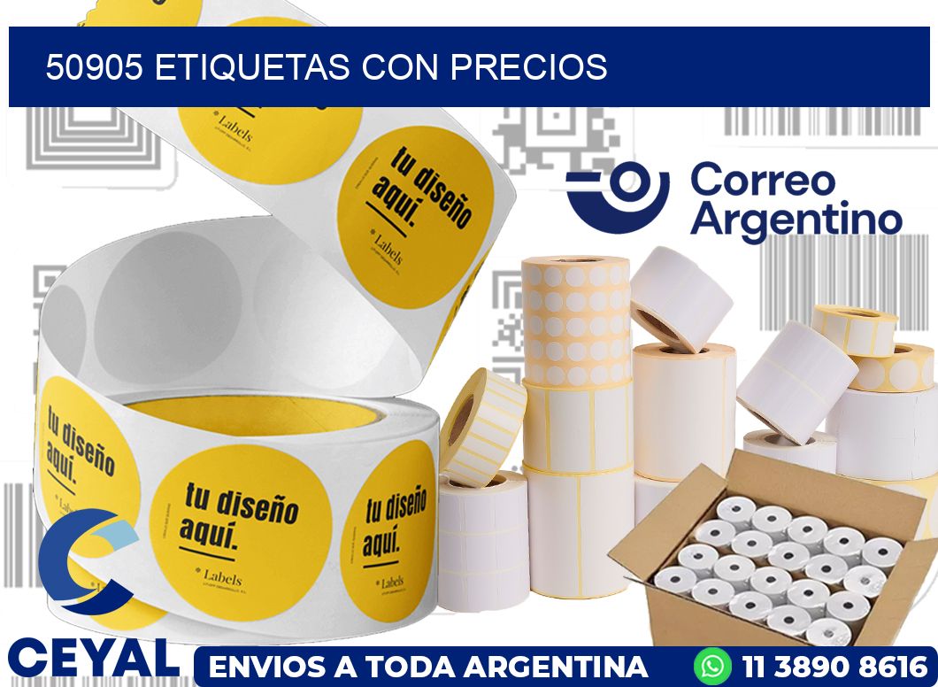 50905 ETIQUETAS CON PRECIOS