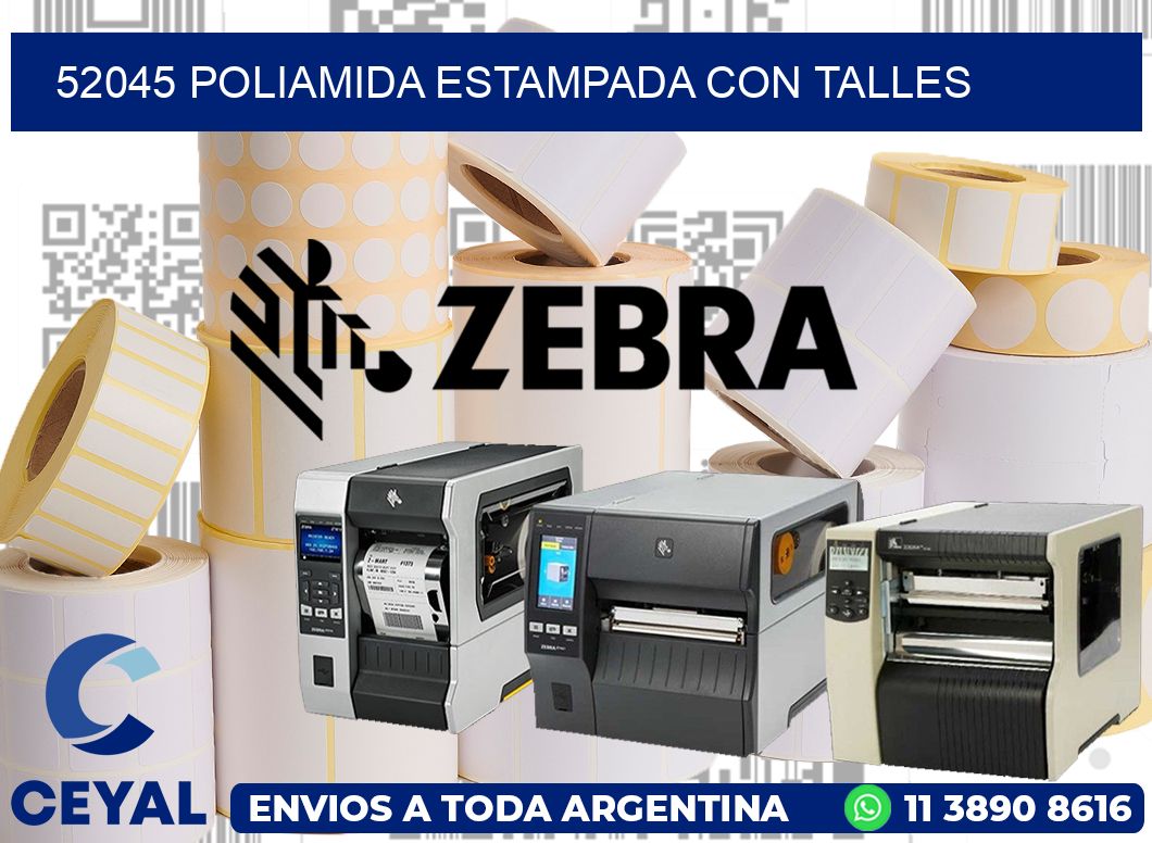 52045 POLIAMIDA ESTAMPADA CON TALLES