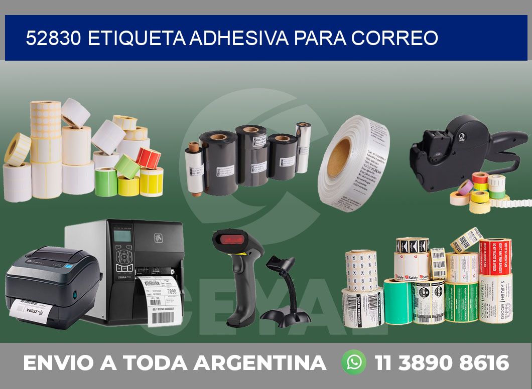 52830 ETIQUETA ADHESIVA PARA CORREO