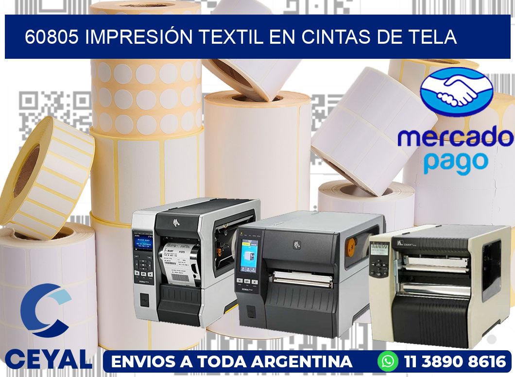 60805 IMPRESIÓN TEXTIL EN CINTAS DE TELA