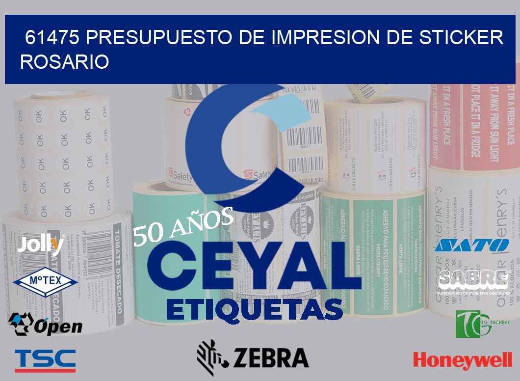 61475 PRESUPUESTO DE IMPRESION DE STICKER ROSARIO