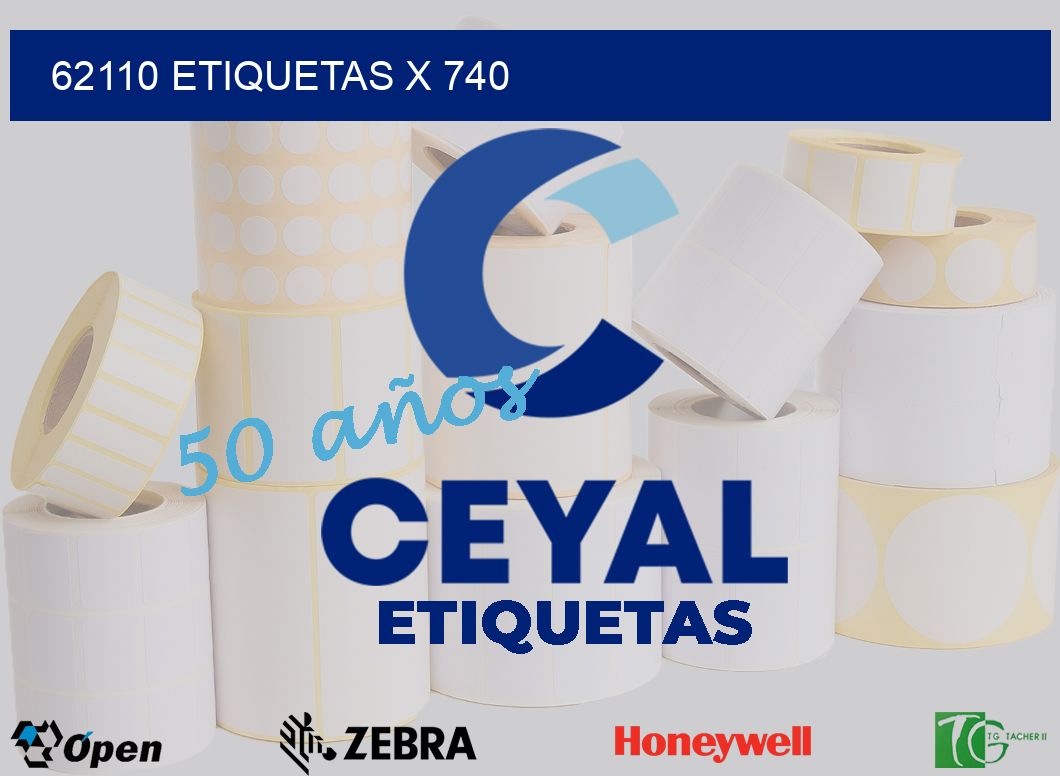62110 Etiquetas x 740