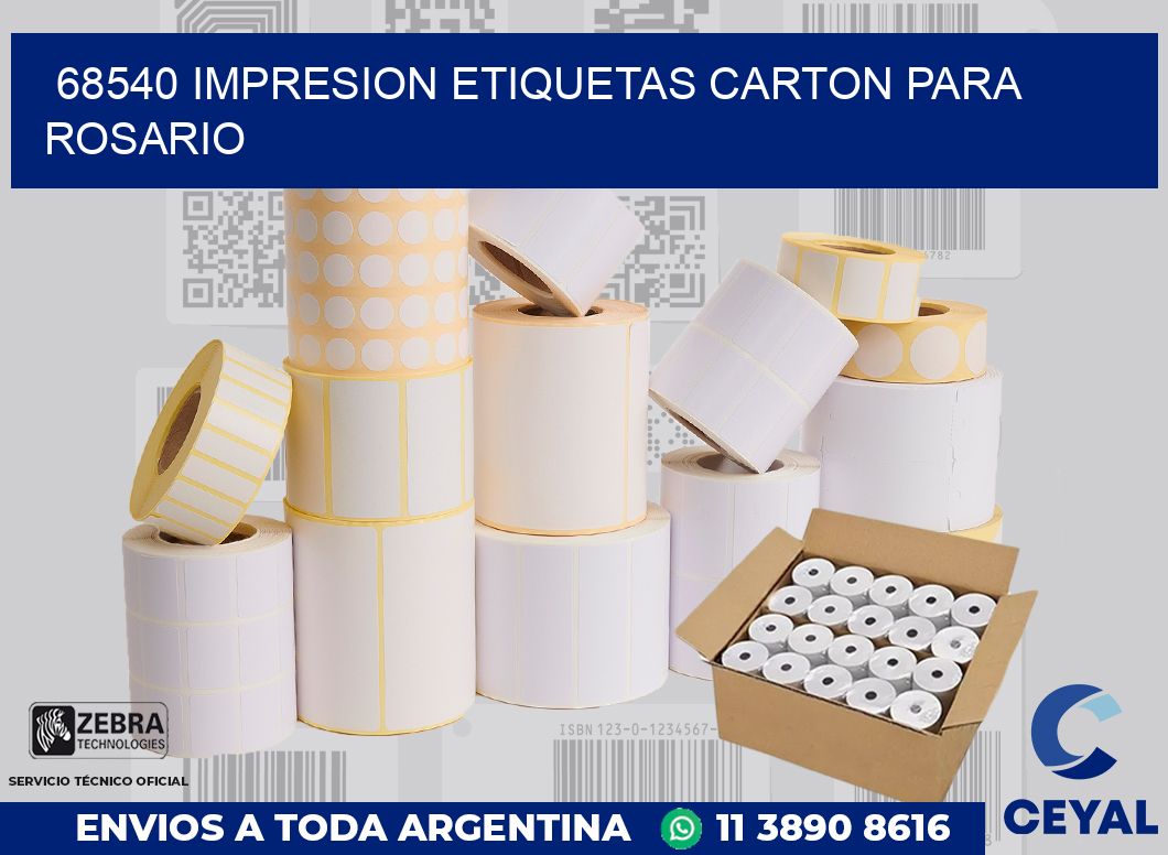 68540 IMPRESION ETIQUETAS CARTON PARA ROSARIO