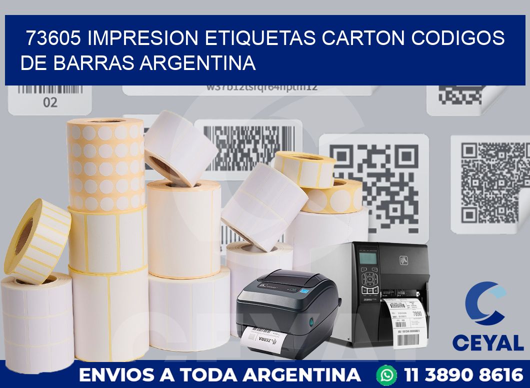 73605 IMPRESION ETIQUETAS CARTON CODIGOS DE BARRAS ARGENTINA