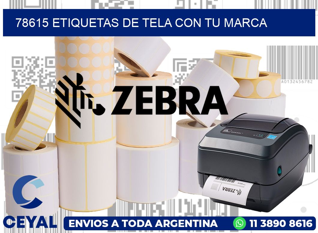 78615 ETIQUETAS DE TELA CON TU MARCA
