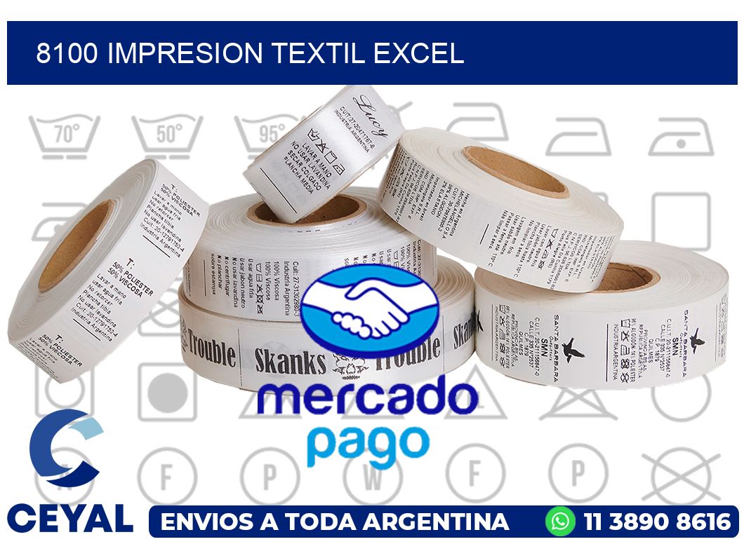 8100 IMPRESION TEXTIL EXCEL