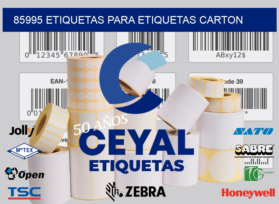 85995 ETIQUETAS PARA ETIQUETAS CARTON