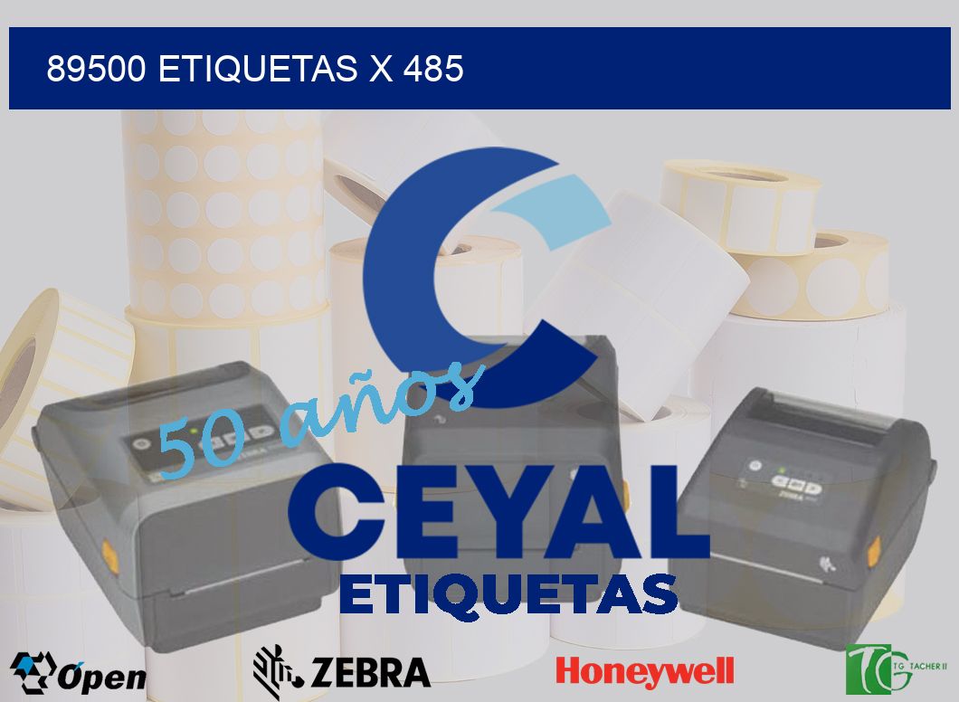89500 Etiquetas x 485