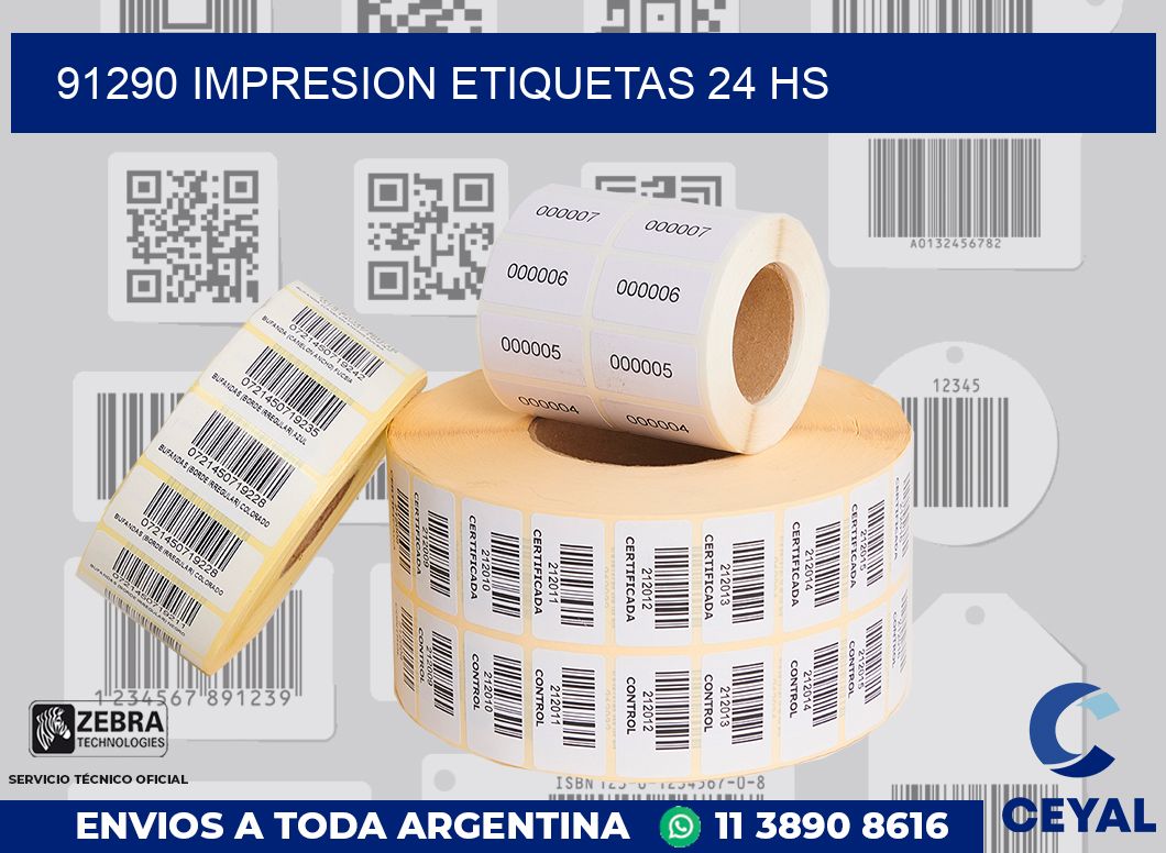 91290 Impresion etiquetas 24 hs