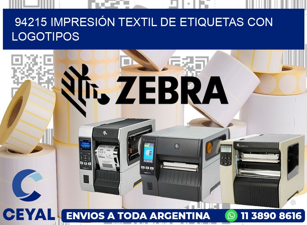 94215 IMPRESIÓN TEXTIL DE ETIQUETAS CON LOGOTIPOS