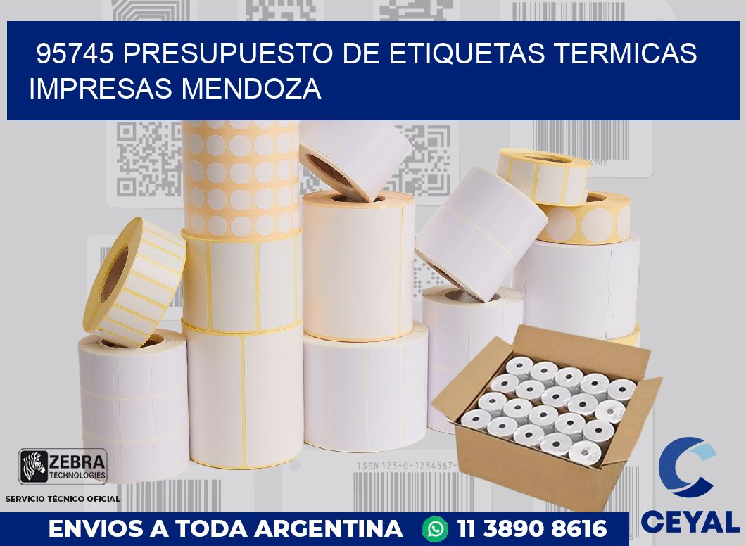 95745 PRESUPUESTO DE ETIQUETAS TERMICAS IMPRESAS MENDOZA