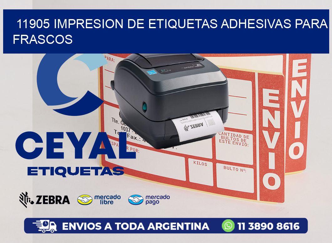 11905 IMPRESION DE ETIQUETAS ADHESIVAS PARA FRASCOS