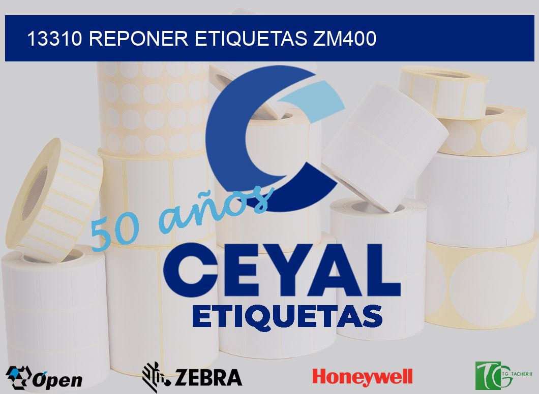 13310 REPONER ETIQUETAS ZM400