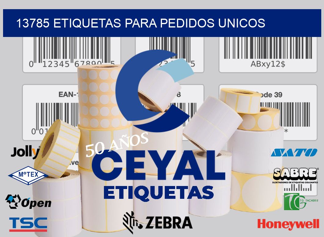 13785 ETIQUETAS PARA PEDIDOS UNICOS