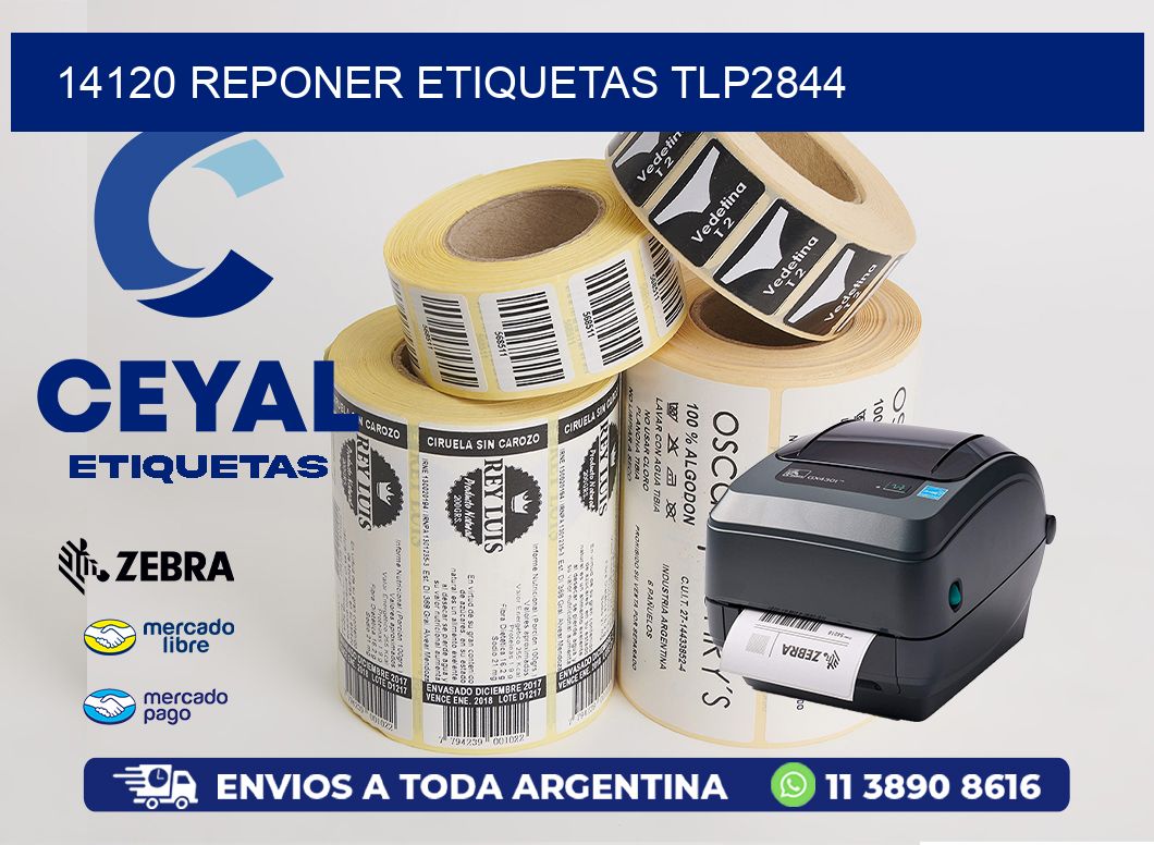 14120 REPONER ETIQUETAS TLP2844