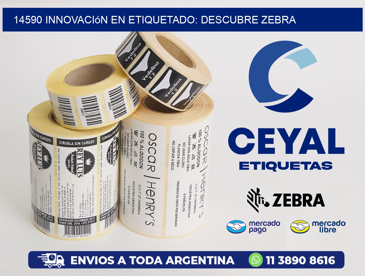 14590 Innovación en Etiquetado: Descubre Zebra