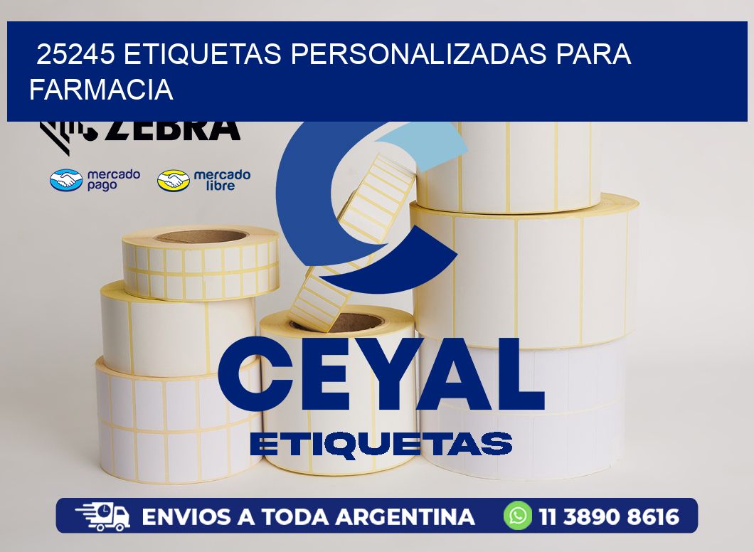 25245 ETIQUETAS PERSONALIZADAS PARA FARMACIA