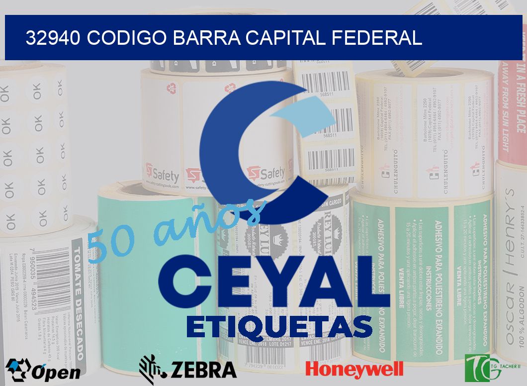 32940 CODIGO BARRA CAPITAL FEDERAL