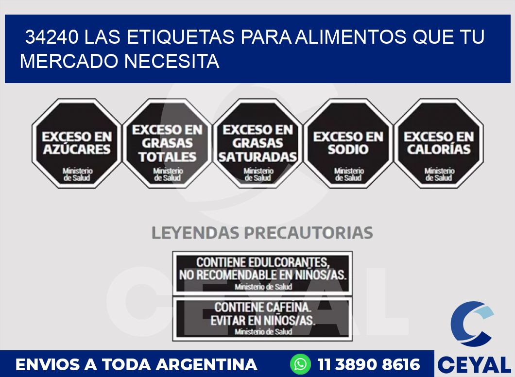 34240 LAS ETIQUETAS PARA ALIMENTOS QUE TU MERCADO NECESITA